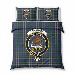 Graham of Montrose Modern Tartan Crest Bedding Set