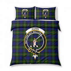 Gunn Modern Tartan Crest Bedding Set