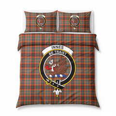 Innes Ancient Tartan Crest Bedding Set