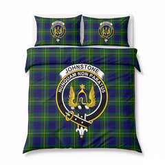 Johnstone Modern Tartan Crest Bedding Set
