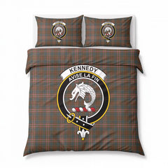 Kennedy Weathered Tartan Crest Bedding Set