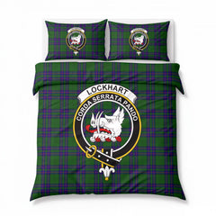 Lockhart Modern Tartan Crest Bedding Set