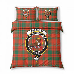 MacAulay Ancient Tartan Crest Bedding Set
