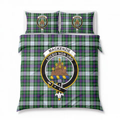 MacKenzie Dress Modern Tartan Crest Bedding Set