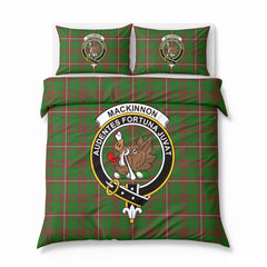 MacKinnon Hunting Modern Tartan Crest Bedding Set