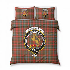 MacKintosh Hunting Weathered Tartan Crest Bedding Set