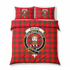 MacNab Modern Tartan Crest Bedding Set