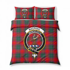 MacPhail Clan Tartan Crest Bedding Set