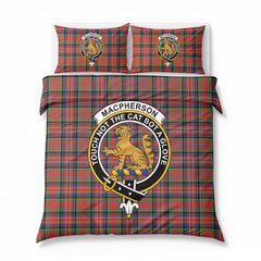 MacPherson Ancient Tartan Crest Bedding Set