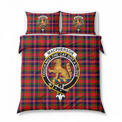 MacPherson Modern Tartan Crest Bedding Set