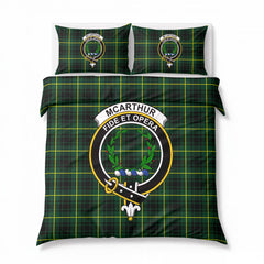 McArthur Modern Tartan Crest Bedding Set
