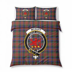 McDuff Hunting Modern Tartan Crest Bedding Set