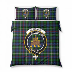 McKenzie Modern Tartan Crest Bedding Set