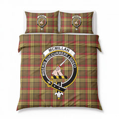 McMillan Old Weathered Tartan Crest Bedding Set