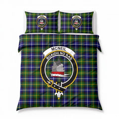 McNeil of Barra Modern Tartan Crest Bedding Set