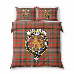 McPherson Weathered Tartan Crest Bedding Set