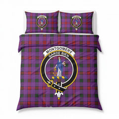 Montgomery Modern Tartan Crest Bedding Set