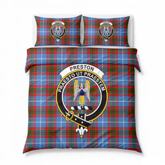Preston Tartan Crest Bedding Set