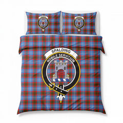 Spalding Tartan Crest Bedding Set