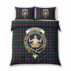 Urquhart Modern Tartan Crest Bedding Set