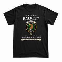 Halkett Tartan Crest Mischief and Mayhem T-shirt