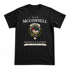 McConnell Tartan Crest Mischief and Mayhem T-shirt