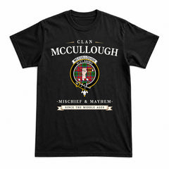McCullough Tartan Crest Mischief and Mayhem T-shirt