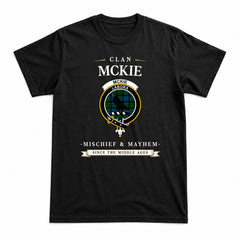 McKie Tartan Crest Mischief and Mayhem T-shirt