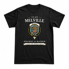 Melville Tartan Crest Mischief and Mayhem T-shirt