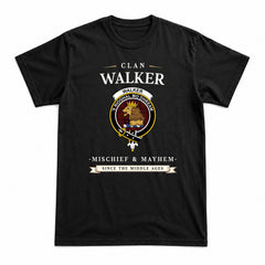 Walker Tartan Crest Mischief and Mayhem T-shirt