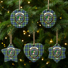 Watson Ancient Tartan Crest Christmas Ceramic Ornament