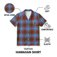 Dalmahoy Tartan Crest Hawaiian Shirt