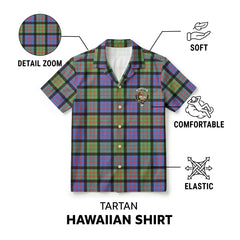 MacDonald Ancient Tartan Crest Hawaiian Shirt