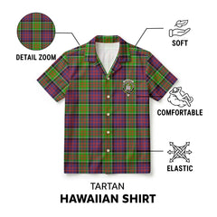 MacDonald (Clan Ranald) Tartan Crest Hawaiian Shirt