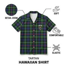 McKenzie Modern Tartan Crest Hawaiian Shirt