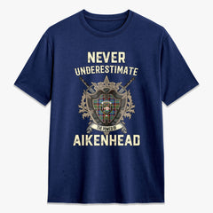 Aikenhead Tartan Crest 2D T-shirt - Never Underestimate Style