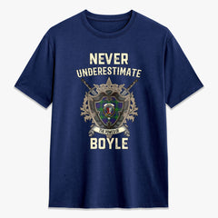 Boyle Tartan Crest 2D T-shirt - Never Underestimate Style