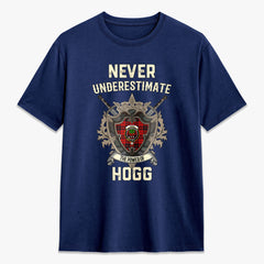Hogg Tartan Crest 2D T-shirt - Never Underestimate Style