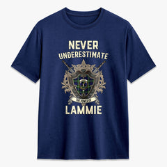 Lammie Tartan Crest 2D T-shirt - Never Underestimate Style