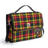 Buchanan Modern Tartan Crest Satchel Bag