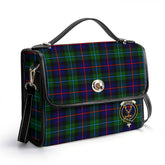 Calder Tartan Crest Satchel Bag