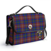 Chisholm Hunting Modern Tartan Crest Satchel Bag