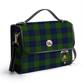 Dundas Modern Tartan Crest Satchel Bag