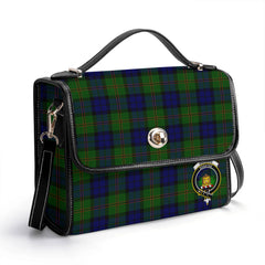 Dundas Modern Tartan Crest Satchel Bag