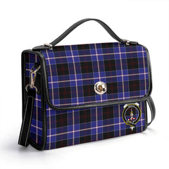 Dunlop Modern Tartan Crest Satchel Bag