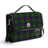 Forsyth Modern Tartan Crest Satchel Bag