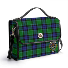 Graham of Menteith Modern Tartan Crest Satchel Bag