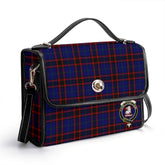 Home Modern Tartan Crest Satchel Bag