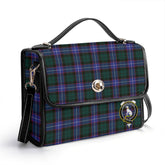 Hunter Modern Tartan Crest Satchel Bag