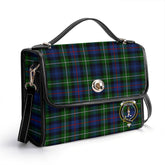 Kirkpatrick Tartan Crest Satchel Bag